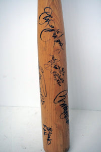 Steve Garvey, Gary Sheffield, Felix Hernandez, Steve Yeager, Ken Griffey Sr, Ryne Sandberg, Ron Cey baseball bat with proof