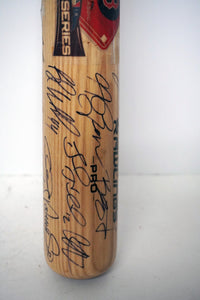 Mookie Betts Boston 2018 Boston Red Sox World Series champions team signed bat with proof