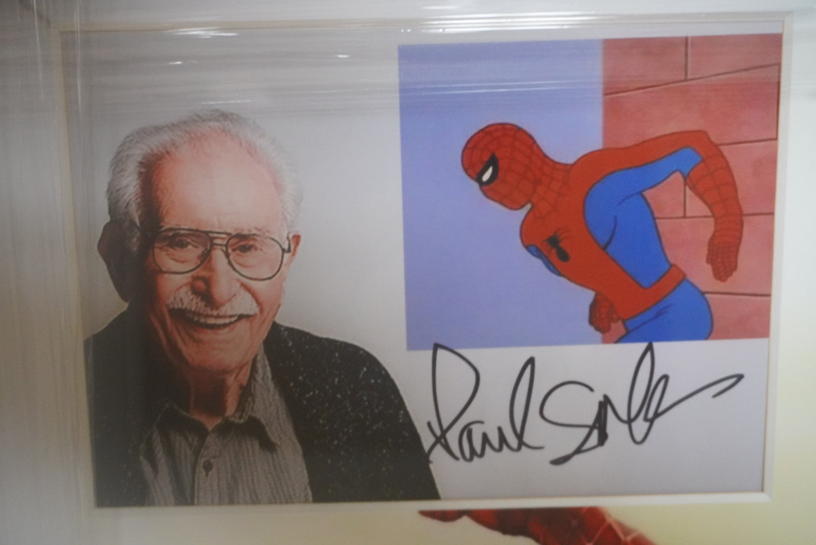 Spider-Man Tom Holland, Andrew Garfield, Paul Soles, Tobey Maguire 5 x 7 photos framed signed