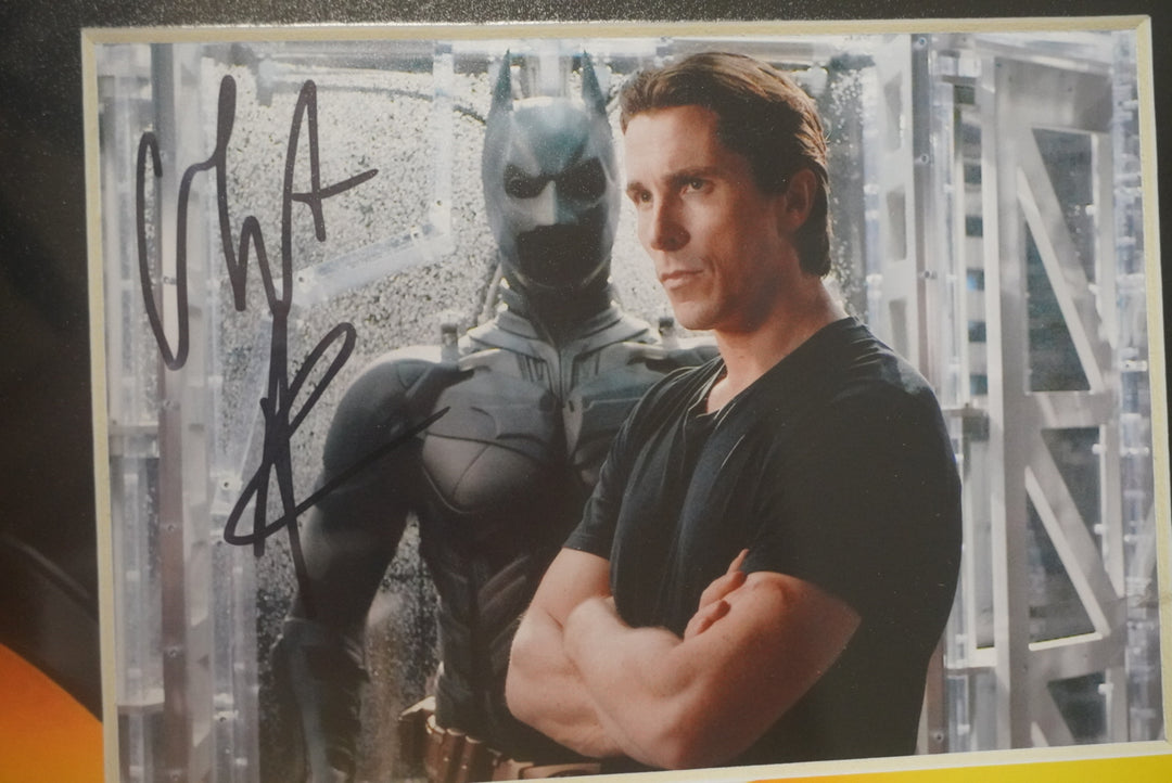 Batman Adam West, Michael Keaton, Christian Bale, Robert Pattinson, George Clooney, Ben Affleck 5x7 photos framed and signed with proof