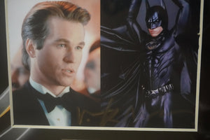 Batman Adam West, Michael Keaton, Christian Bale, Robert Pattinson, George Clooney, Ben Affleck 5x7 photos framed and signed with proof