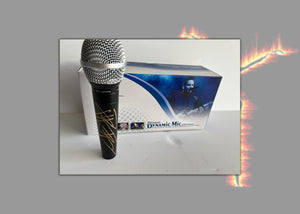 Dave Mattews microphone signed with proof