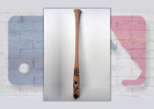 Derek Jeter Louisville game model bat 1996 New York Yankees World Series champs team signed with proof