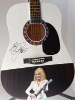 Load image into Gallery viewer, Dolly Parton one of a kind guitar signed
