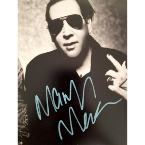 Brian Warner aka  Marilyn Manson Rob Zombie 8x10 photo signed with proof