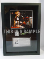 Load image into Gallery viewer, David Bowie signed and framed microphone proof
