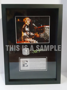 Dave Mustaine signed microphone with proof