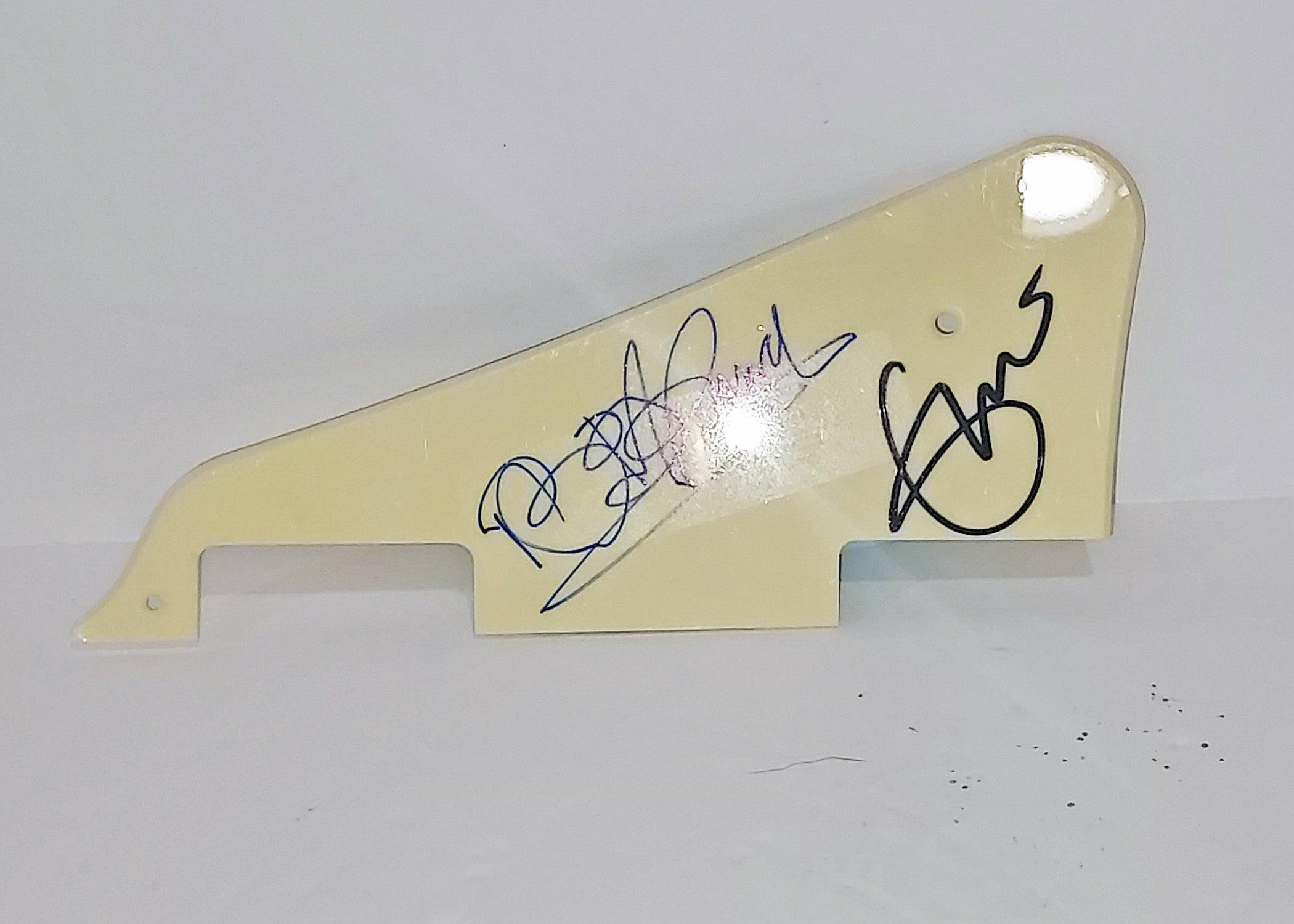 Eric Clapton and B.B. King Les Paul electric guitar pickguard with proof