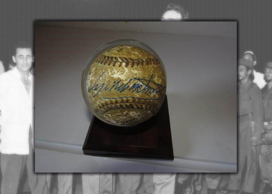 Fidel Castro signed baseball with proof