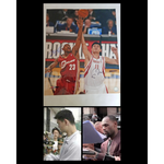 Load image into Gallery viewer, Yao Ming and LeBron James 16 x 20 photo signed with proof
