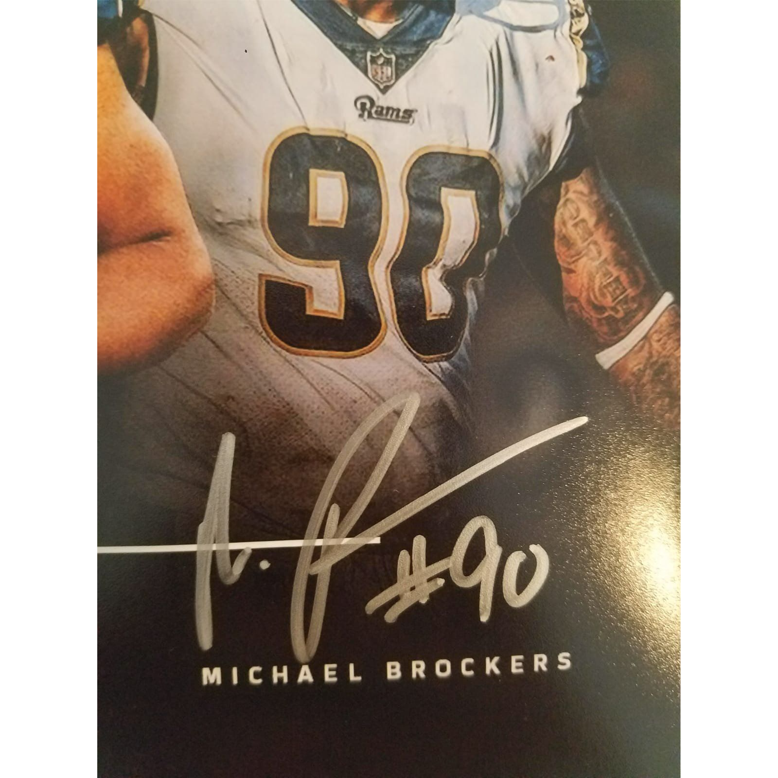 Aaron Donald Nadamukong Suh Michael Brockers Los Angeles Rams 8x10 photo signed