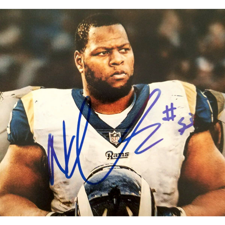 Aaron Donald Nadamukong Suh Michael Brockers Los Angeles Rams 8x10 photo signed