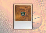 Load image into Gallery viewer, Giannis Antetokounmpo, Khris Middleton 2021 Milwaukee Bucks NBA champs 12x12 parquet hardwood floor signed with proof
