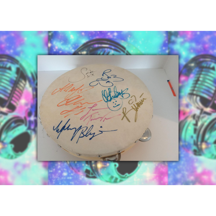 Sade, Whitney Houston, Beyoncé, Mary J Blige, Tina Turner, Alicia Keys, Nicki Minaj tambourine signed with proof