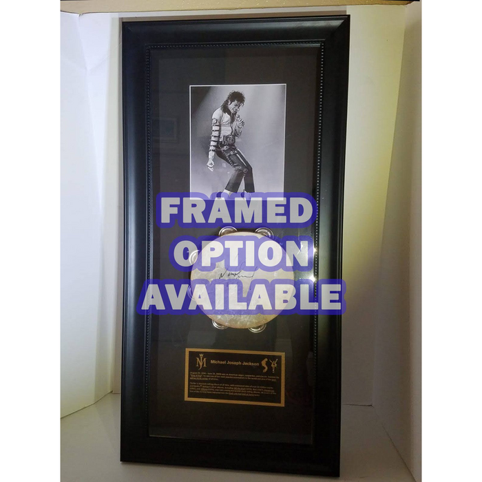Certificate of Authenticity for Sade, Whitney Houston, Beyoncé, Mary J Blige, Tina Turner, Alicia Keys, Nicki Minaj tambourine signed with proof