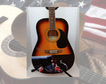 Load image into Gallery viewer, Hank Williams Jr acoustic one of a kind guitar signed with proof
