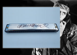 John Mayall harmonica signed  with proof
