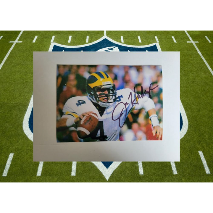 University of Michigan Jim Harbaugh 5 x 7 photograph signed