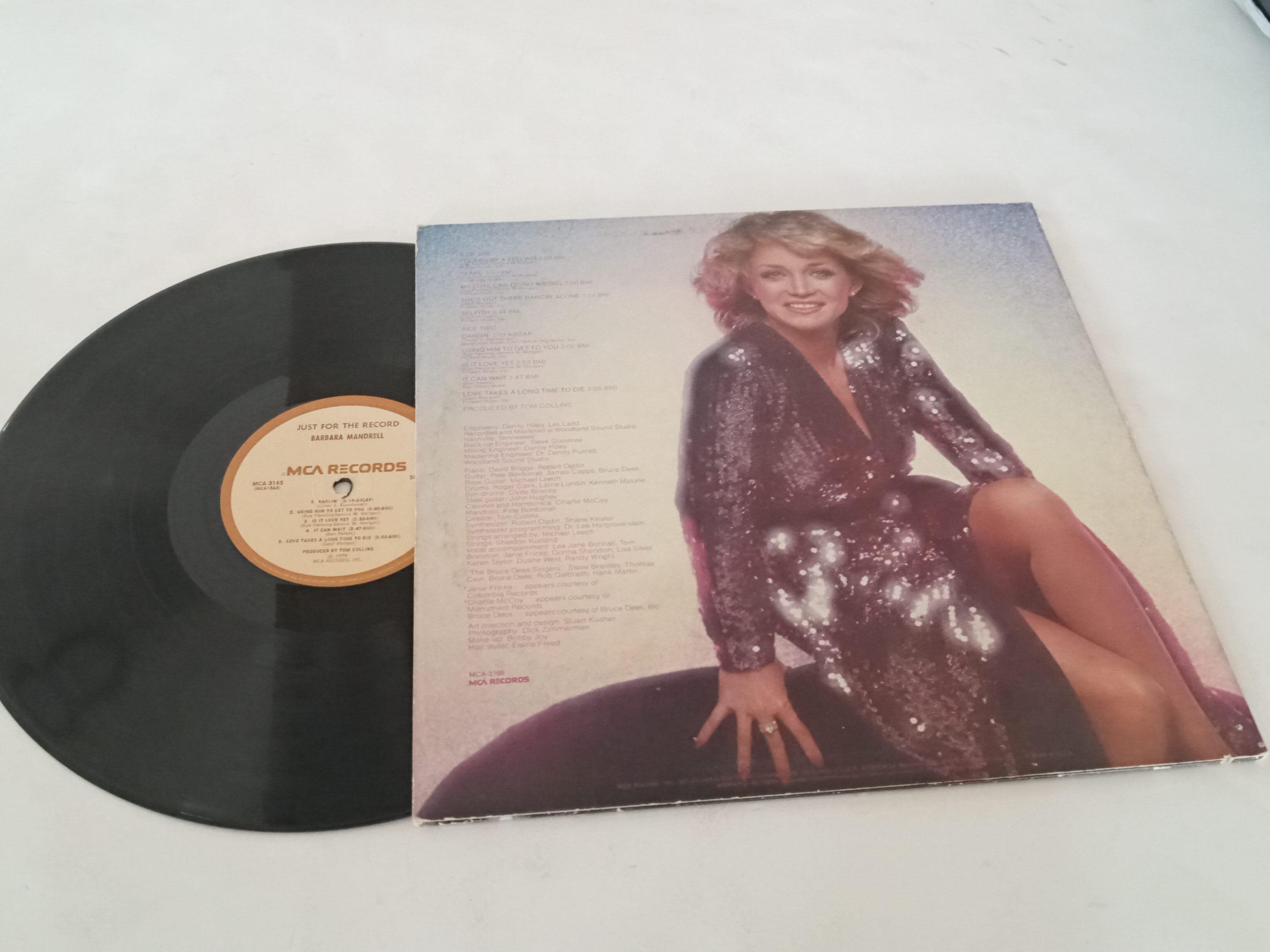 Barbara Mandrell "Just for the Record" LP signed with proof