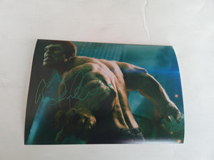 Mark Ruffalo Bruce Banner Hulk Avengers 5 by 7 photo signed with proof