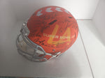 Load image into Gallery viewer, Joe Burrow Cincinnati Bengals 2021-22 Super Bowl one-of-a-kind team helmet signed with free display case
