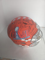 Load image into Gallery viewer, Joe Burrow Cincinnati Bengals 2021-22 Super Bowl one-of-a-kind team helmet signed with free display case
