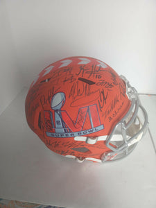 Joe Burrow Cincinnati Bengals 2021-22 Super Bowl one-of-a-kind team helmet signed with free display case
