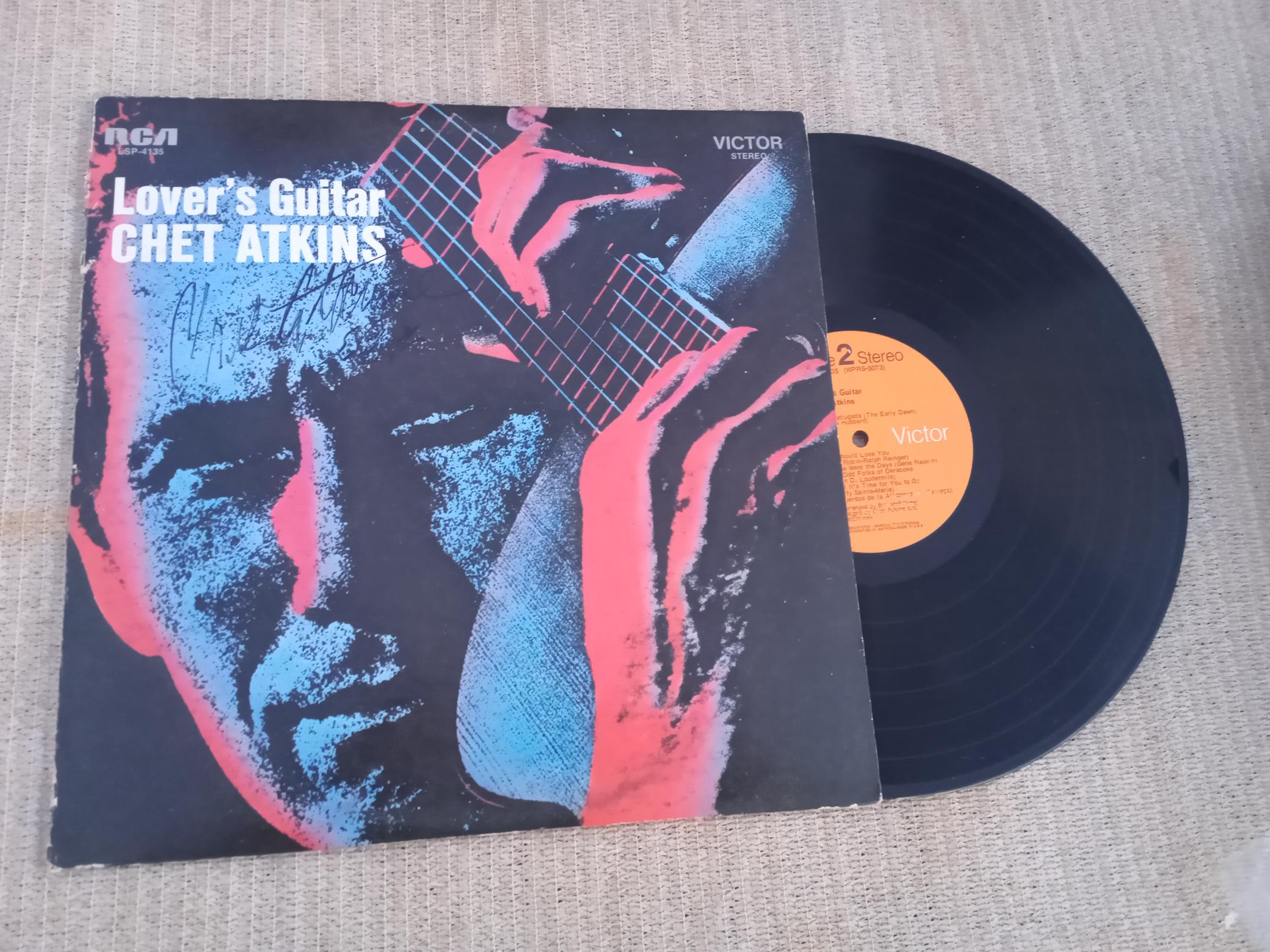 Chet Atkins "Mr. Guitar Country Gentleman" signed LP