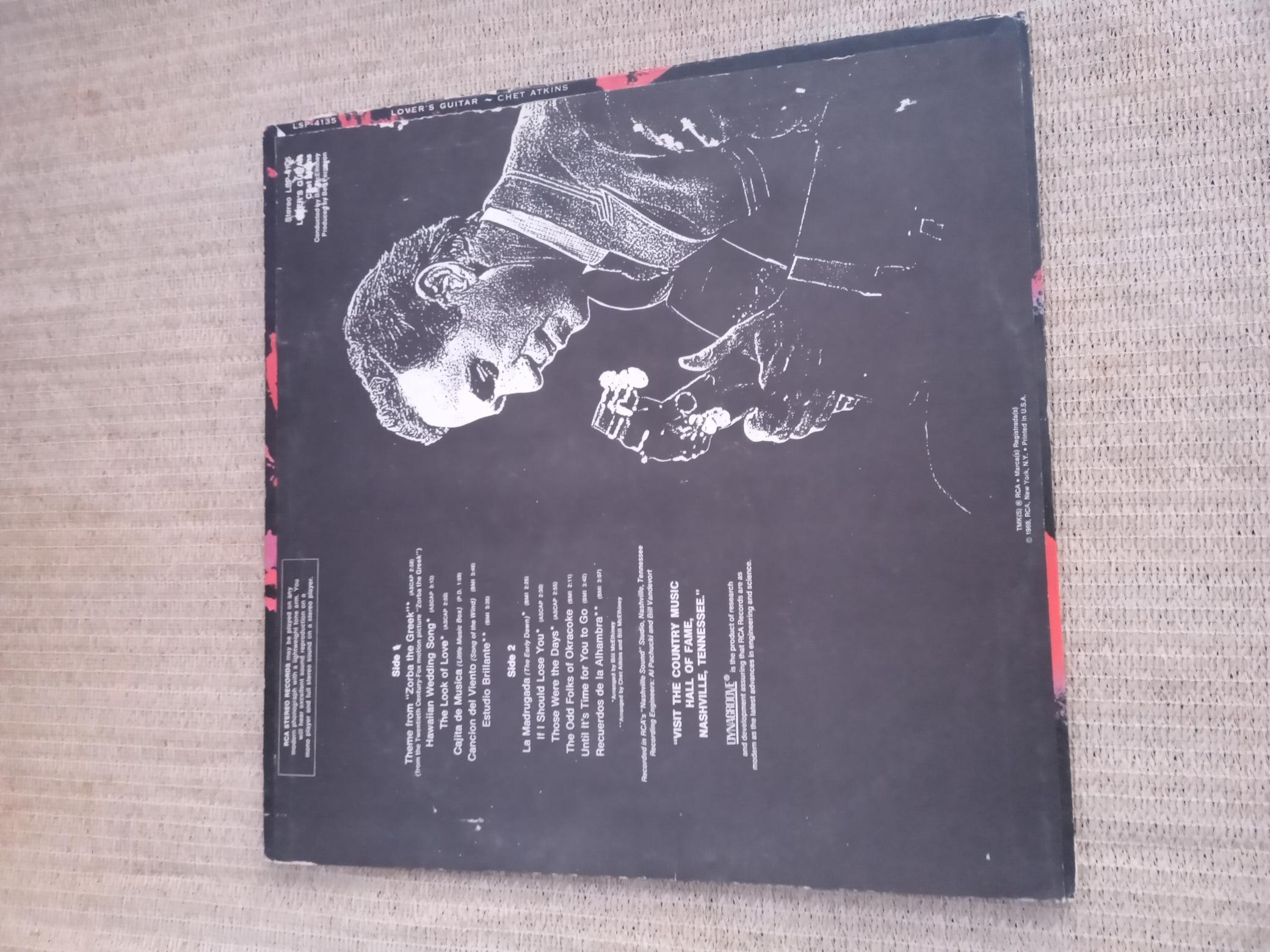 Chet Atkins "Mr. Guitar Country Gentleman" signed LP