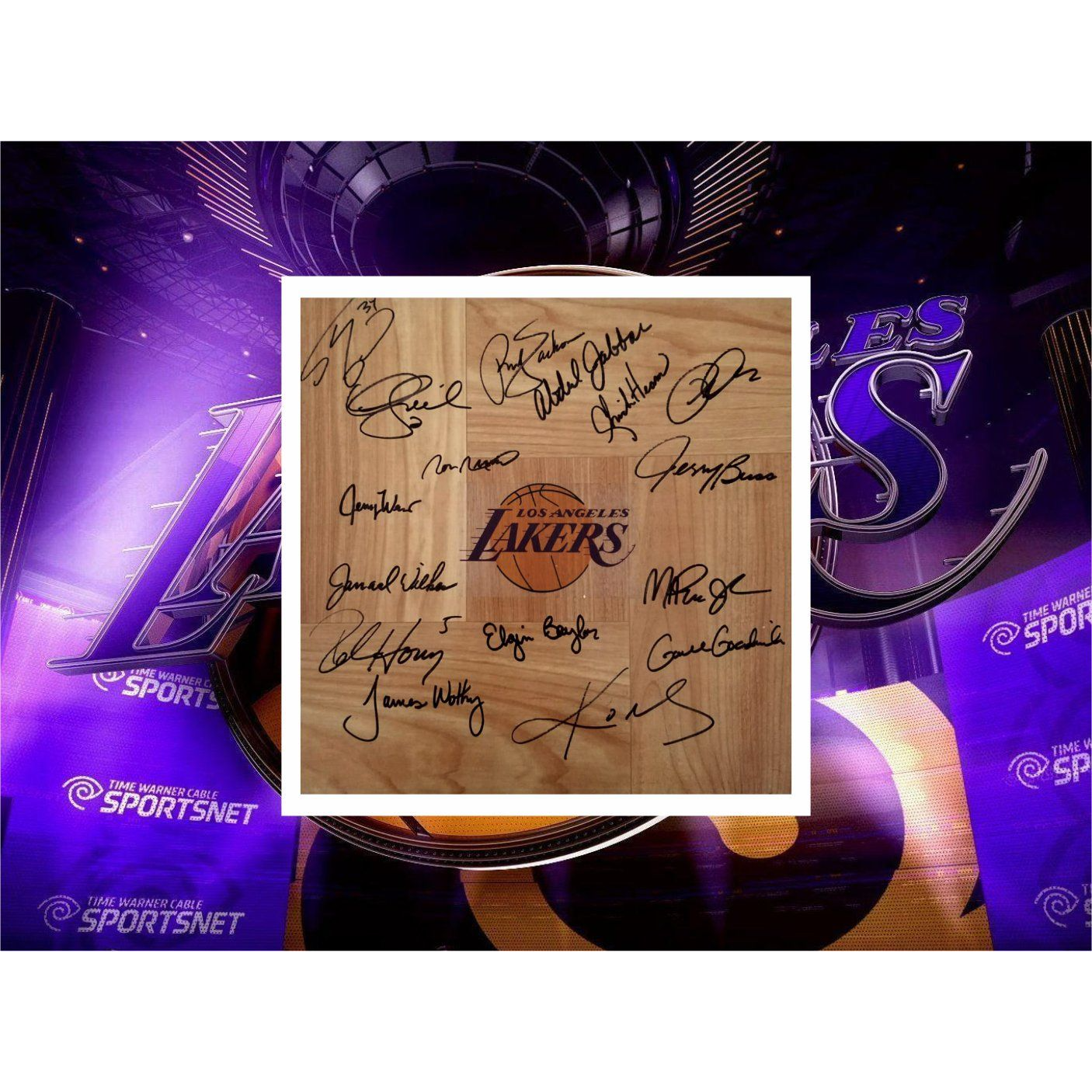 Shaquille O'Neal Los Angeles Lakers Autographed 2000 NBA Finals