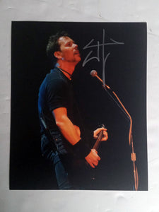 James Hetfield Metallica 8 x 10 photo signed with proof