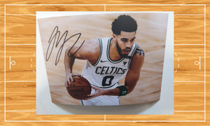 Jayson Tatum Boston Celtics 5 x 7 photo signed