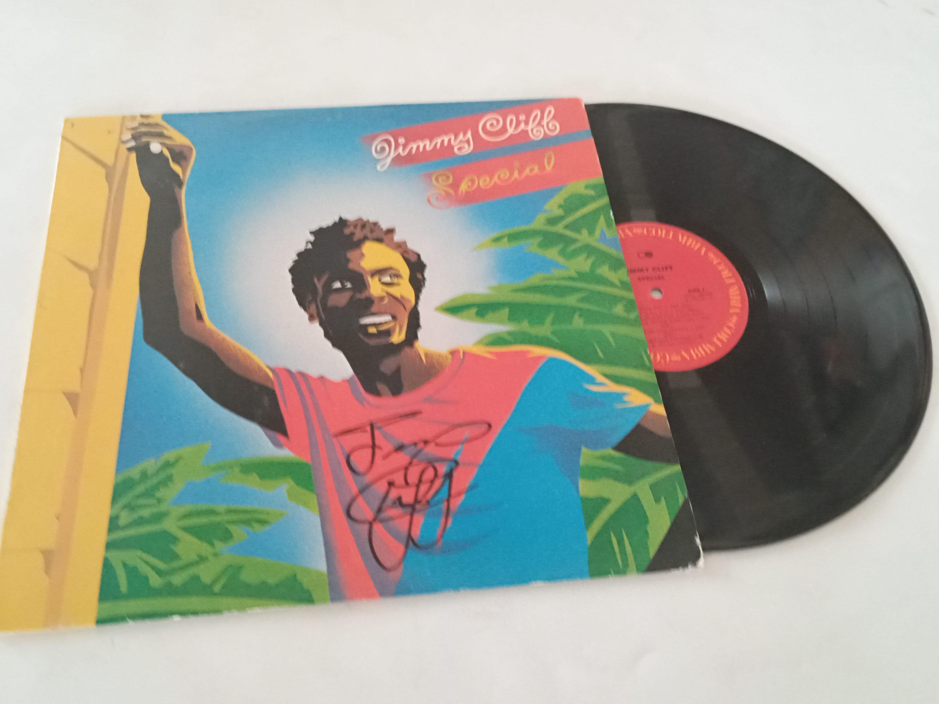 Jimmy Cliff 'Special' LP signed with proof