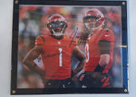 Load image into Gallery viewer, Joe Burrow, Jamarr Chase Cincinnati Bengals 8 x 10 photo signed with proof

