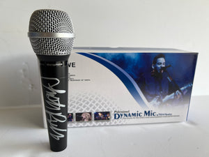 Justin Bieber microphone signed with proof