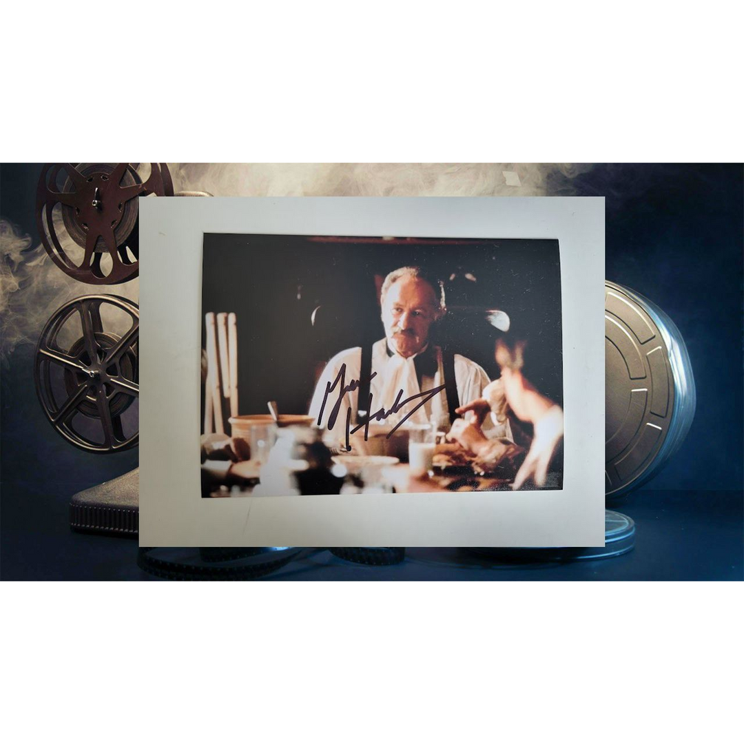 Gene Hackman 5 x 7 photograph signed