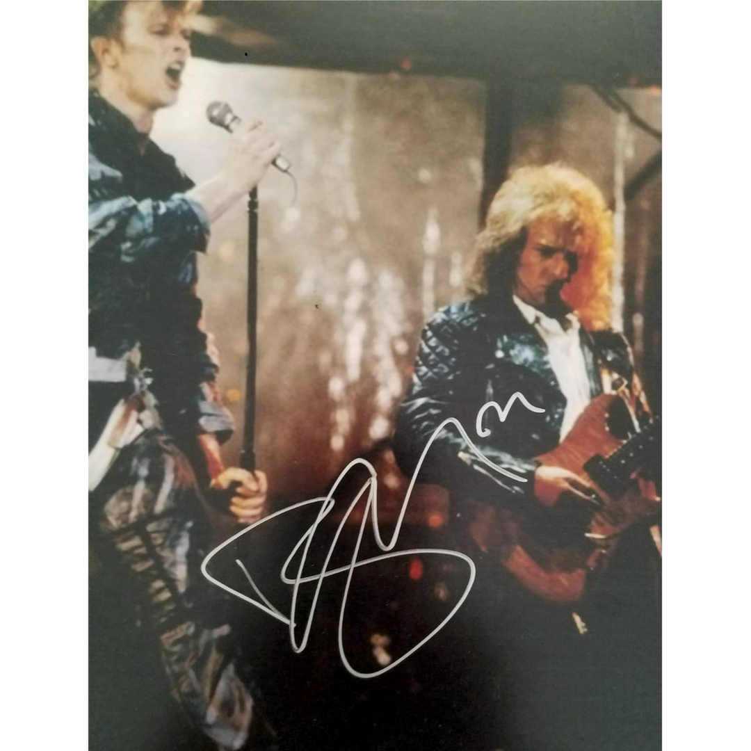 David Bowie 8x10 photo signed with proof