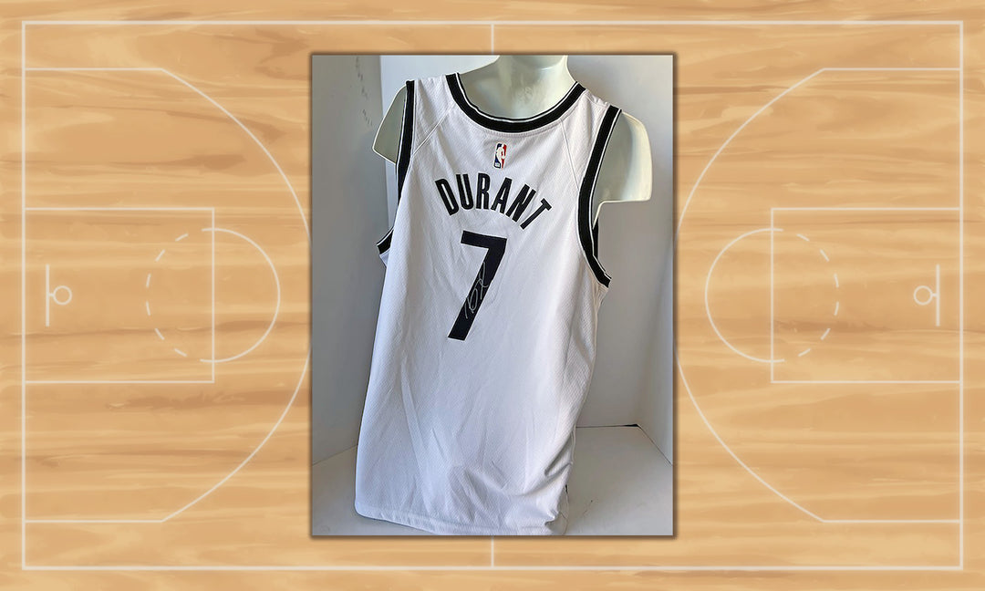 Kevin Durant Brooklyn Nets signed jersey with proof - Awesome Artifacts 