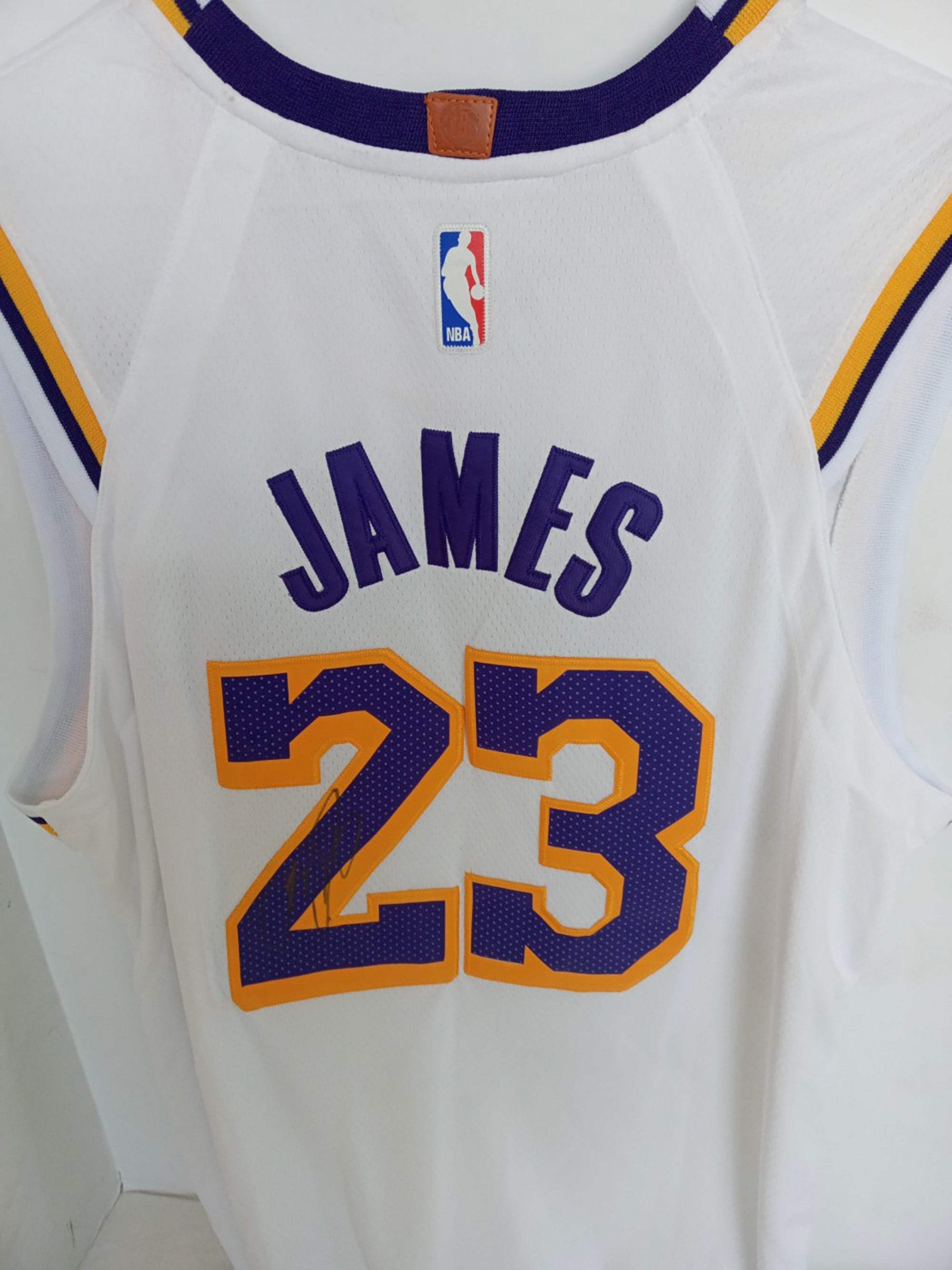 LeBron James, Anthony Davis Los Angeles Lakers 2019-20 NBA champs team signed jersey