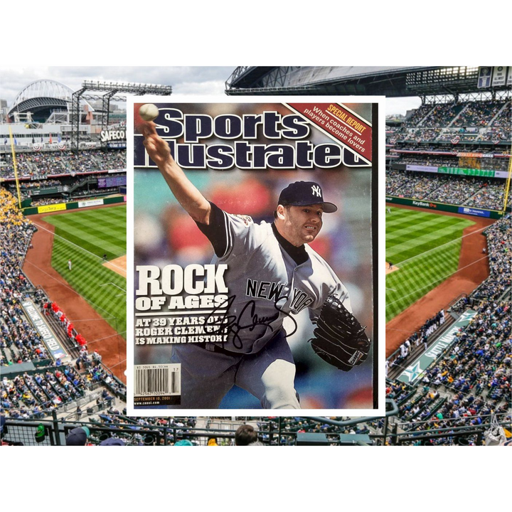 Roger Clemens full Sports Illustrated signed with proof