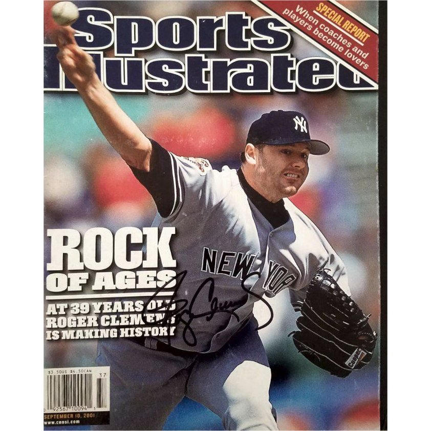 Roger Clemens full Sports Illustrated signed with proof