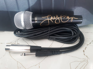 Lady Gaga signed microphone with proof