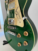 Load image into Gallery viewer, Jimmy Page, Robert Plant, John Paul Jones Led Zeppelin Les Paul one-of-a-kind full size guitar signed with proof
