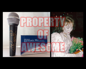 Loretta Lynn microphone signed with proof