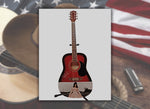 Load image into Gallery viewer, Loretta Lynn acoustic one of a kind guitar signed
