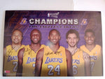 Load image into Gallery viewer, Kobe Bryant, Pau Gasol, Derek Fisher, Lamar Odom, Andrew Bynum Los Angeles Lakers 20x30 photo signed with proof
