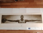 Load image into Gallery viewer, Michael Jordan Wings poster mounted 72x22 1/2 signed with proof
