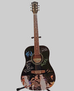 Load image into Gallery viewer, Morrissey and The Smiths acoustic one of a kind guitar signed with proof
