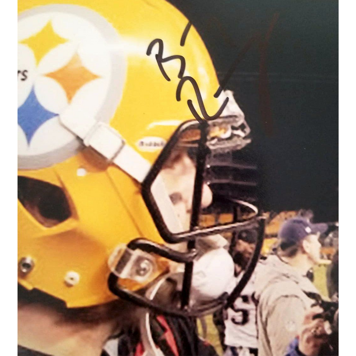 Ben Roethlisberger and Tom Brady 8x10 photo signed with proof