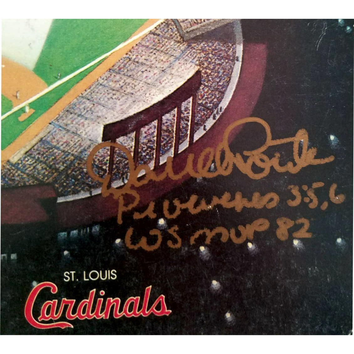 St Louis Cardinals 1982 World Series program Bruce Suter Ozzie Smith D –  Awesome Artifacts